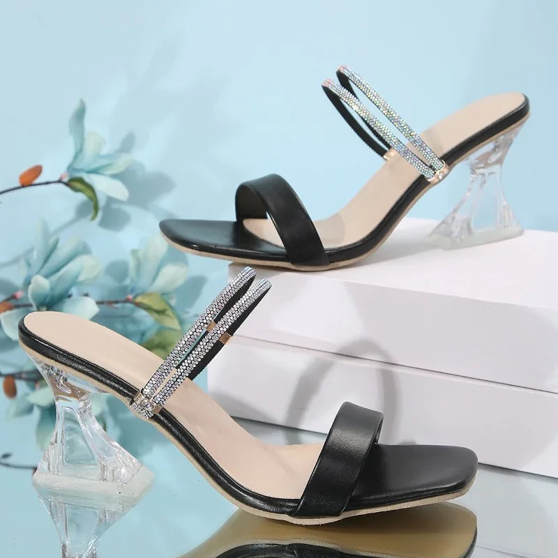 Zomer Transparante Hoge Hak Sandalen voor Vrouwen