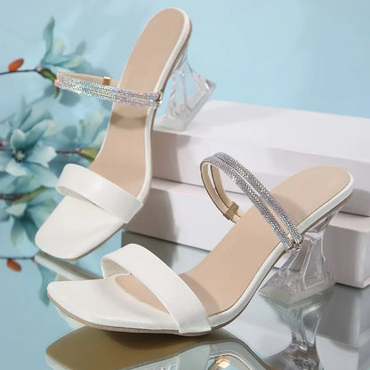 Zomer Transparante Hoge Hak Sandalen voor Vrouwen