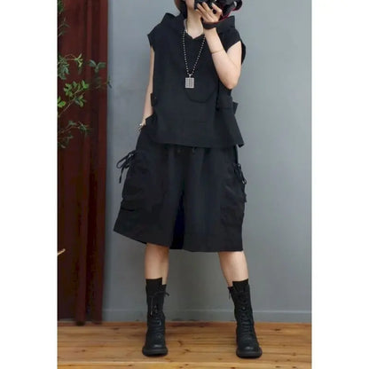 Stralende Mode  Hooded Vest Sets