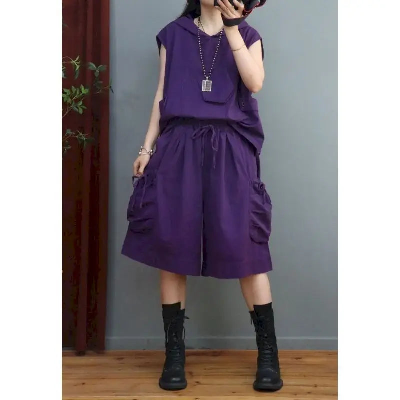 Stralende Mode  Hooded Vest Sets