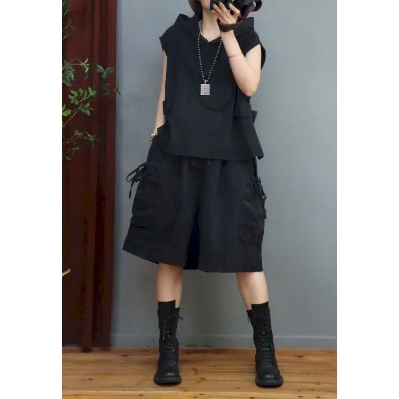 Stralende Mode  Hooded Vest Sets