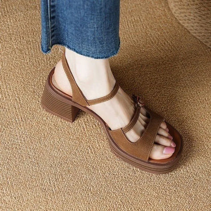 Pleeter Stijl Dikke Zool Sandalen