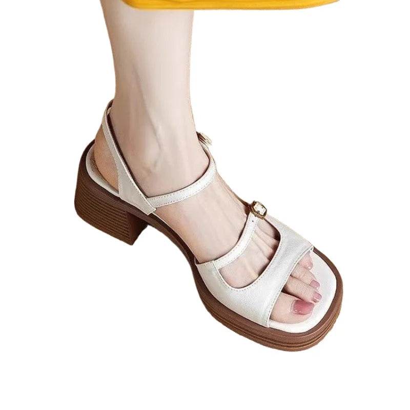 Pleeter Stijl Dikke Zool Sandalen
