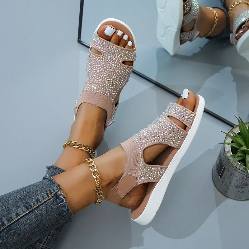 Celestia Kristallen Orthopedische Zomer Sandalen