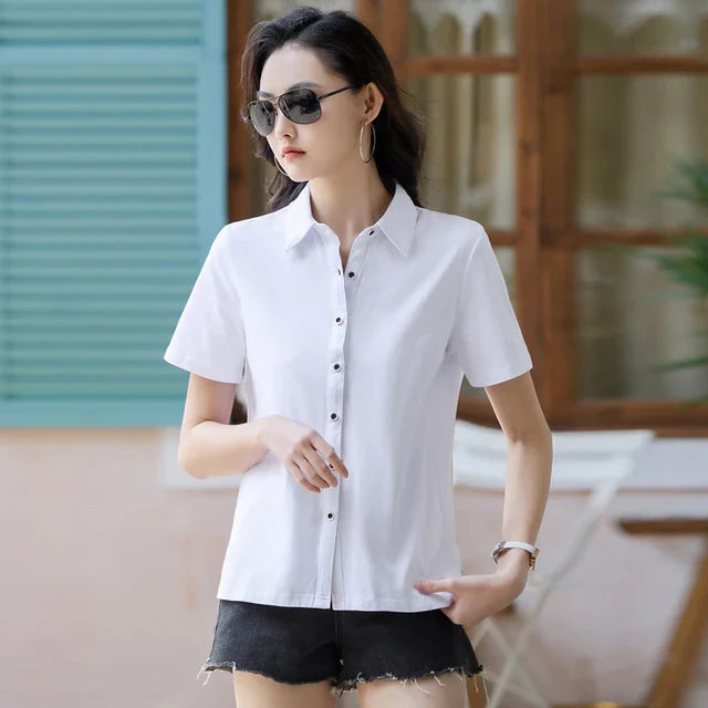 TrendyMode Zomerse Vrouw Polo Shirt