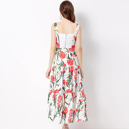 ChicDiva Zomerse Catwalk Jurk Met Bloemenprint
