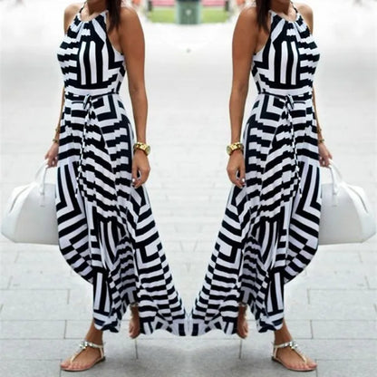 Sexy Zomer Maxi Jurk Vrouwen