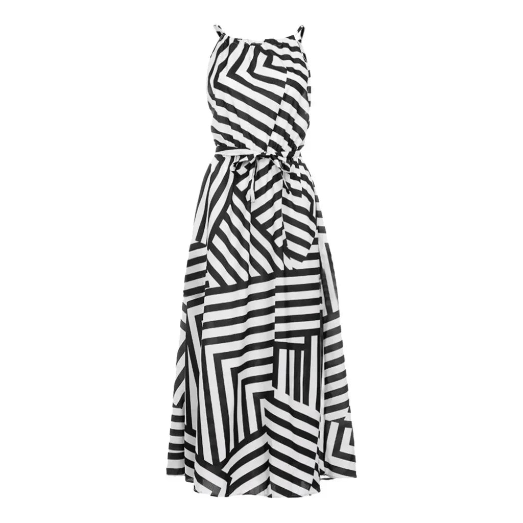 Sexy Zomer Maxi Jurk Vrouwen