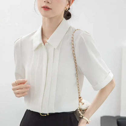 ChicCharm Zomer Chiffon Overhemd