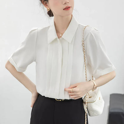 ChicCharm Zomer Chiffon Overhemd