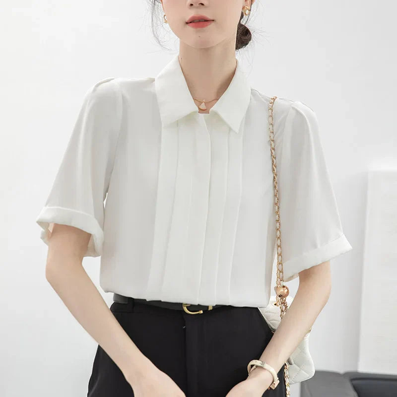 ChicCharm Zomer Chiffon Overhemd