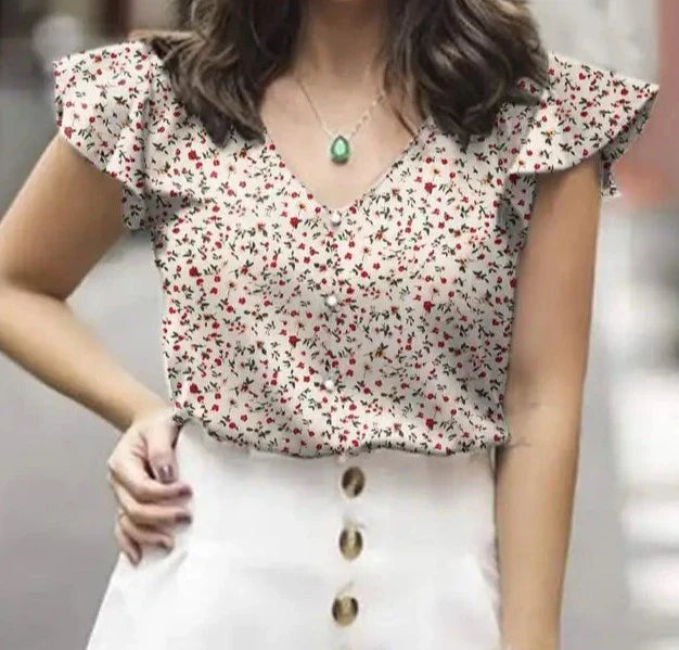 Zomerse Pracht Blouse: Bloemenprints van Zanzea