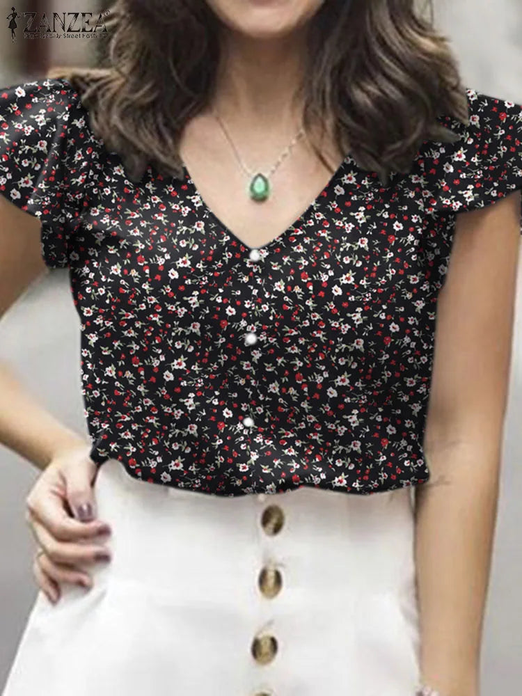 Bloemen Blouse voor Zomerse Dagen