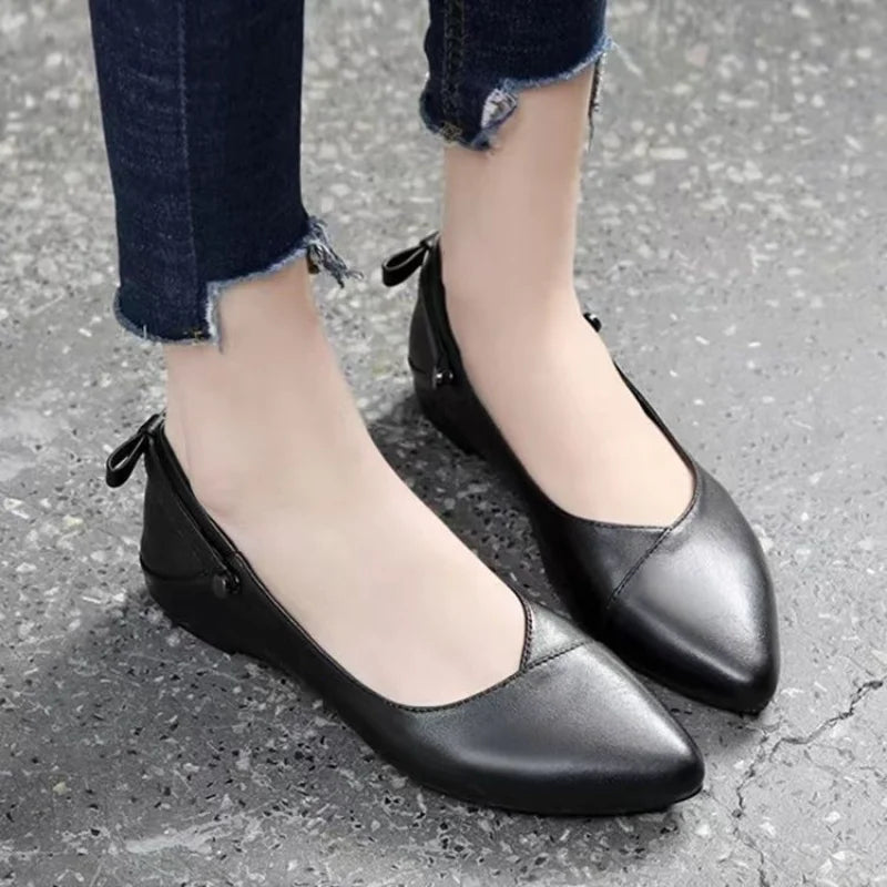 CityChic Shoes Zwarte Mocassins Flat Flats