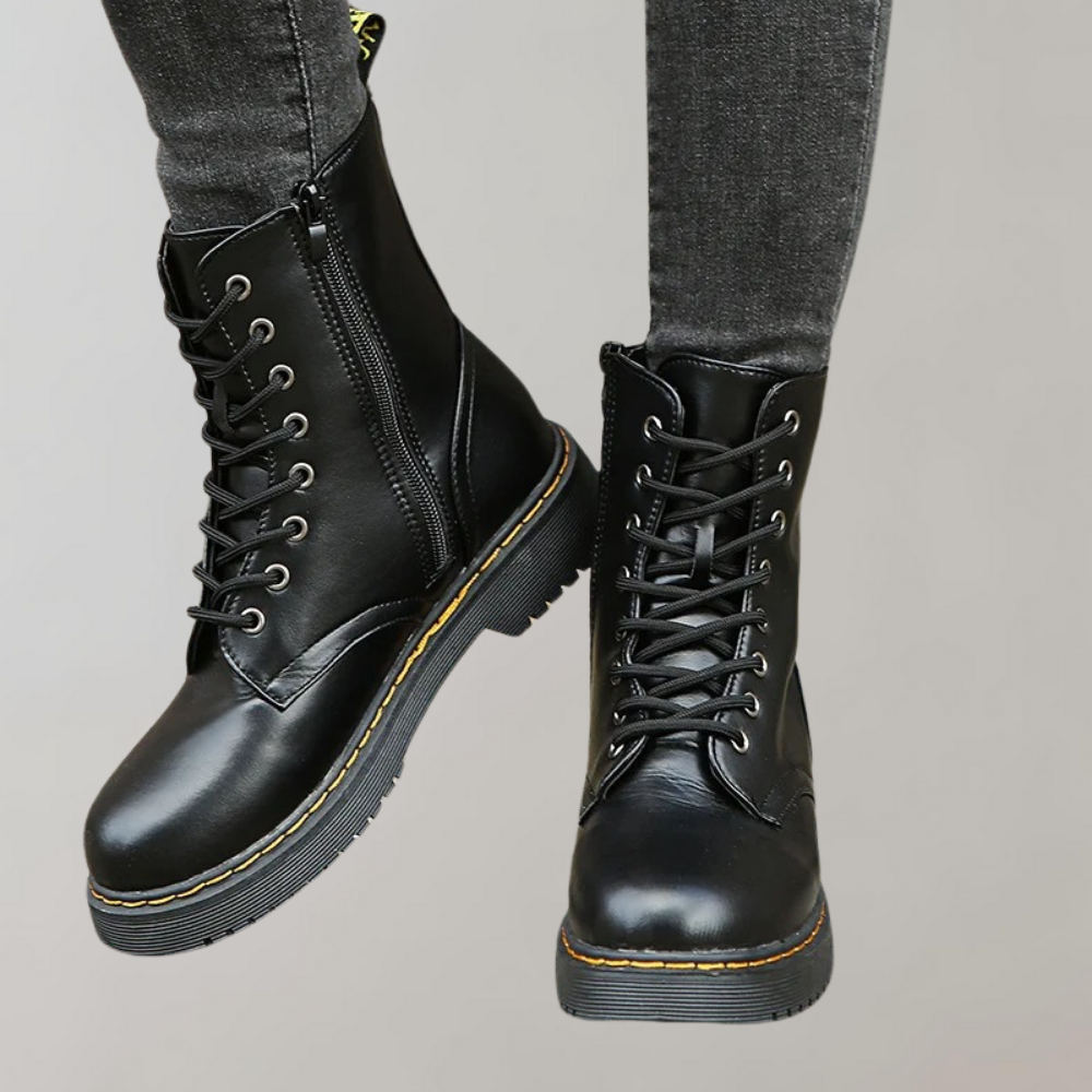 Dames Leren Laarzen Boots Luna Stijlvol
