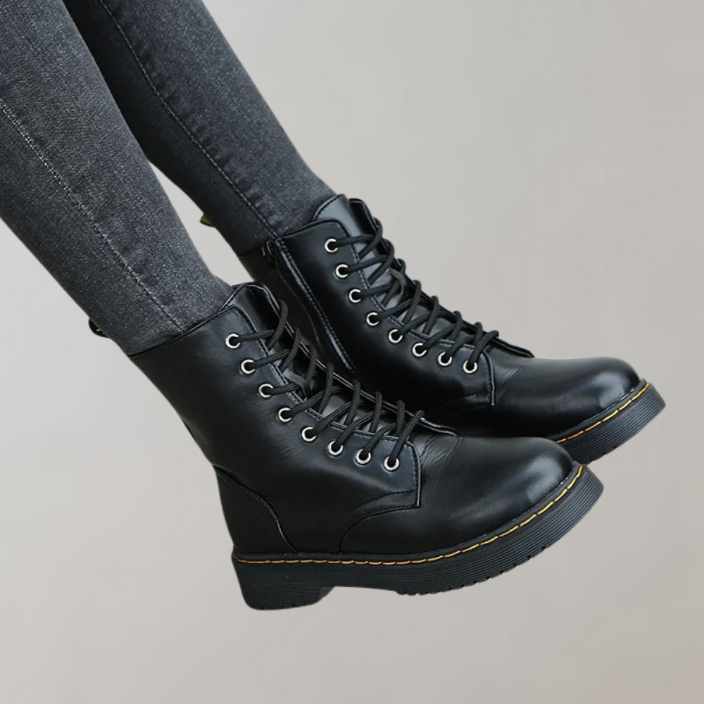 Dames Leren Laarzen Boots Luna Stijlvol
