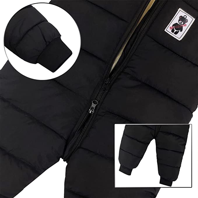 Baby Romper Met Berenoortjes Warme Winteruitvoering