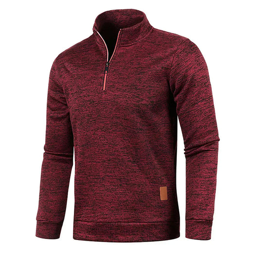 Zylox | Comfortabele Halve Rits Sweatshirt Heren 0