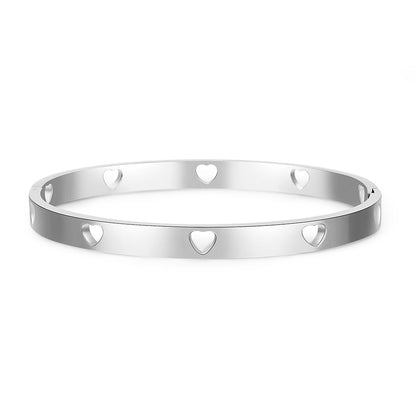 Dames Armband RVS Roestvrij Staal met Hart Motief