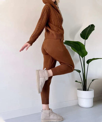 Vrouwelijke Casual Tweedelige Broek Set