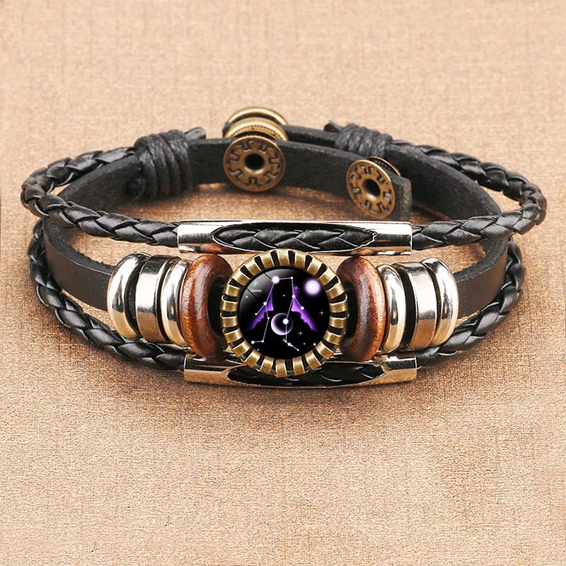 Retro Armband Zodiac Lyra Zilver Ketting