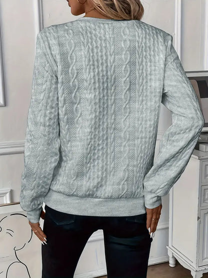 Dames Pullover Gebreid Gestrikt Model