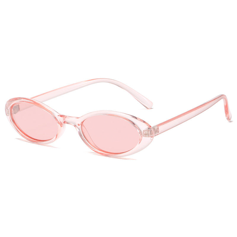 Dames Zonnebril Ovaal Retro Stijl met DruppelDetails