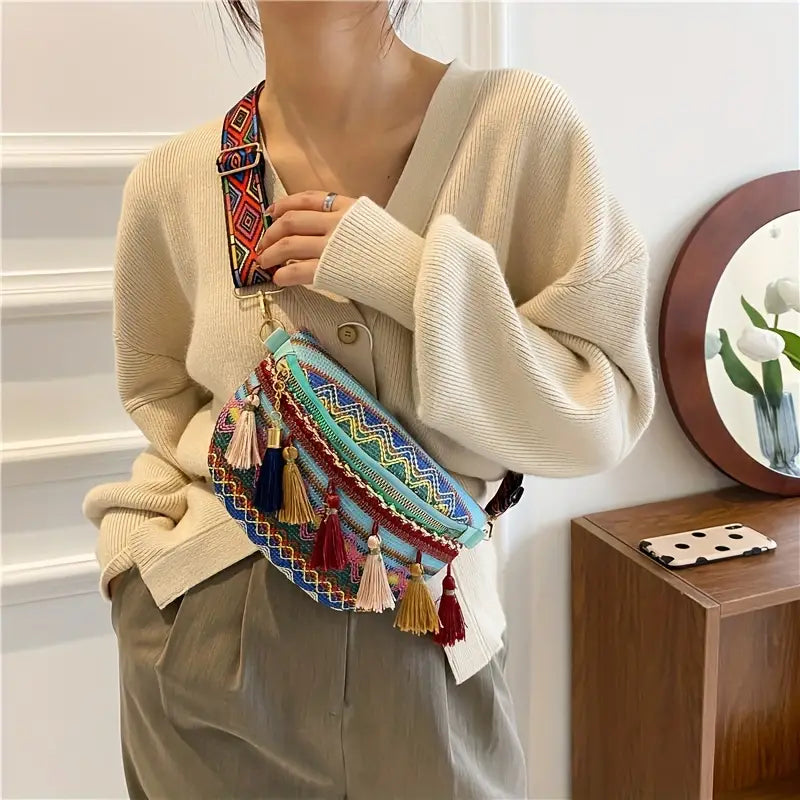 Retro Schoudertas Etnische Stijl Dixie