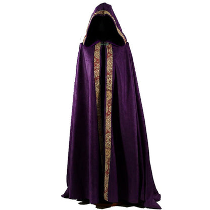Dames Cape met Capuchon Middeleeuws Design