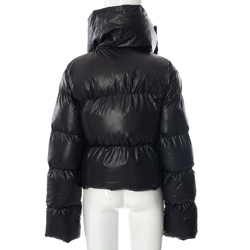 Dames Pufferjas Hoge Kraag Warm en Licht