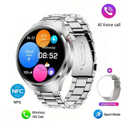 Heren Smartwatch NFC Waterdicht Met Hartslagmeter