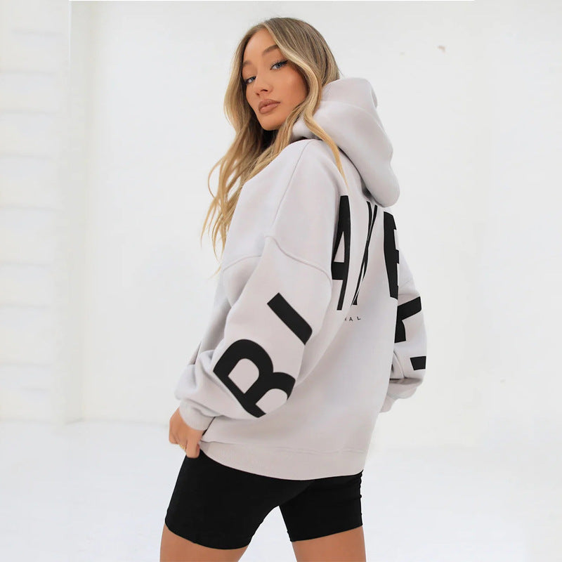 Dames Hoodie Warm Met Capuchon en Leuke Print Savannah