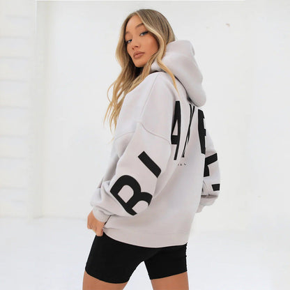 Dames Hoodie Warm Met Capuchon en Leuke Print Savannah