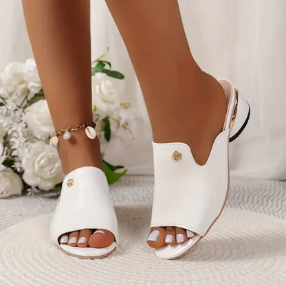 Luxurica Elegante Chunky Heel Sandalen