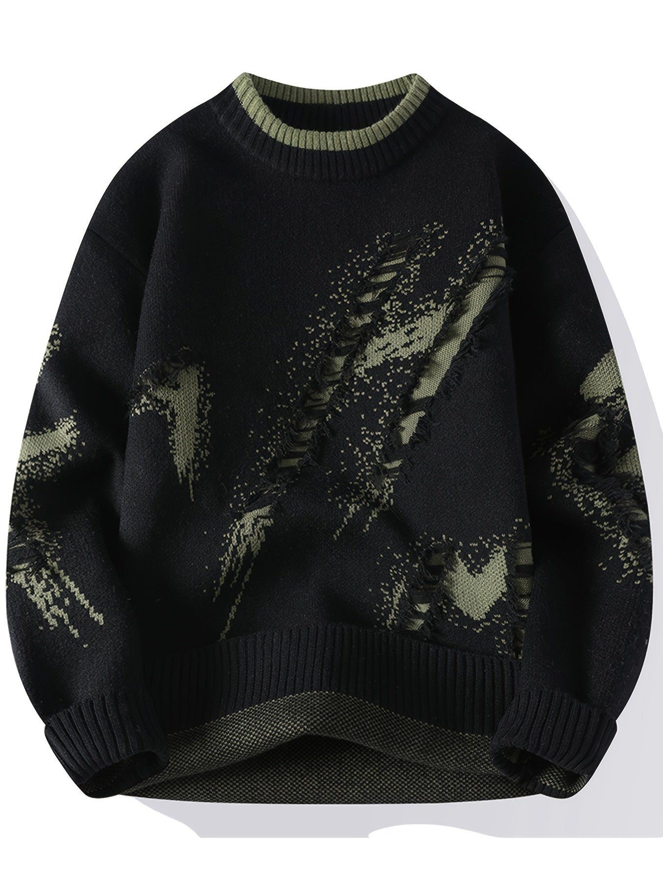 Gebreide Trui Oversized Trendy Heren
