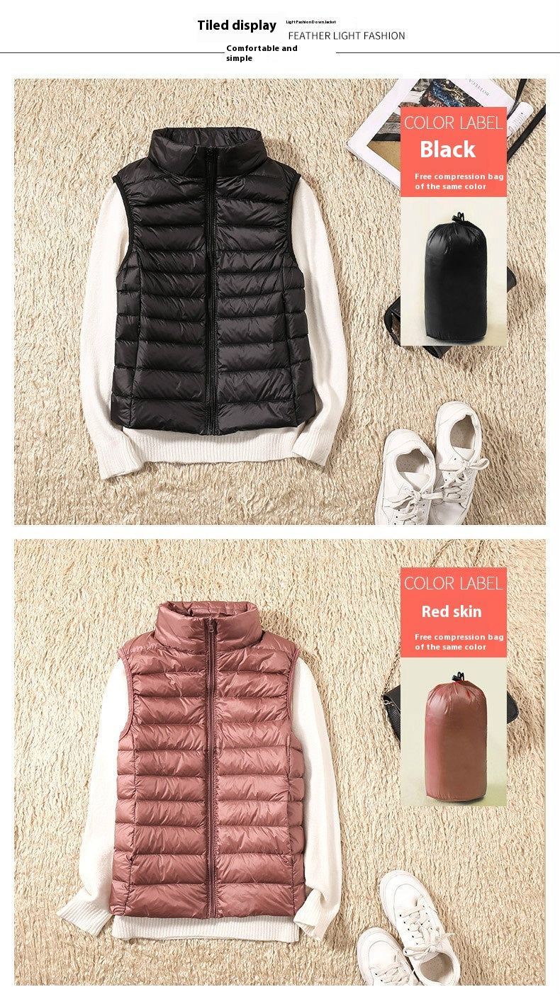 Dames Bodywarmer Lichtgewicht Gewatteerd Warme Vest