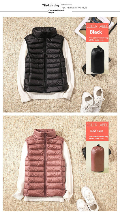 Dames Bodywarmer Lichtgewicht Gewatteerd Warme Vest