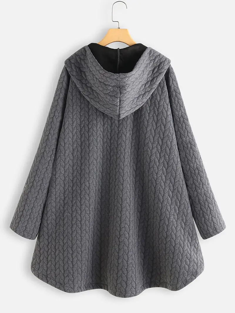 Warme Winterjas voor Vrouwen Donkere Kleuren