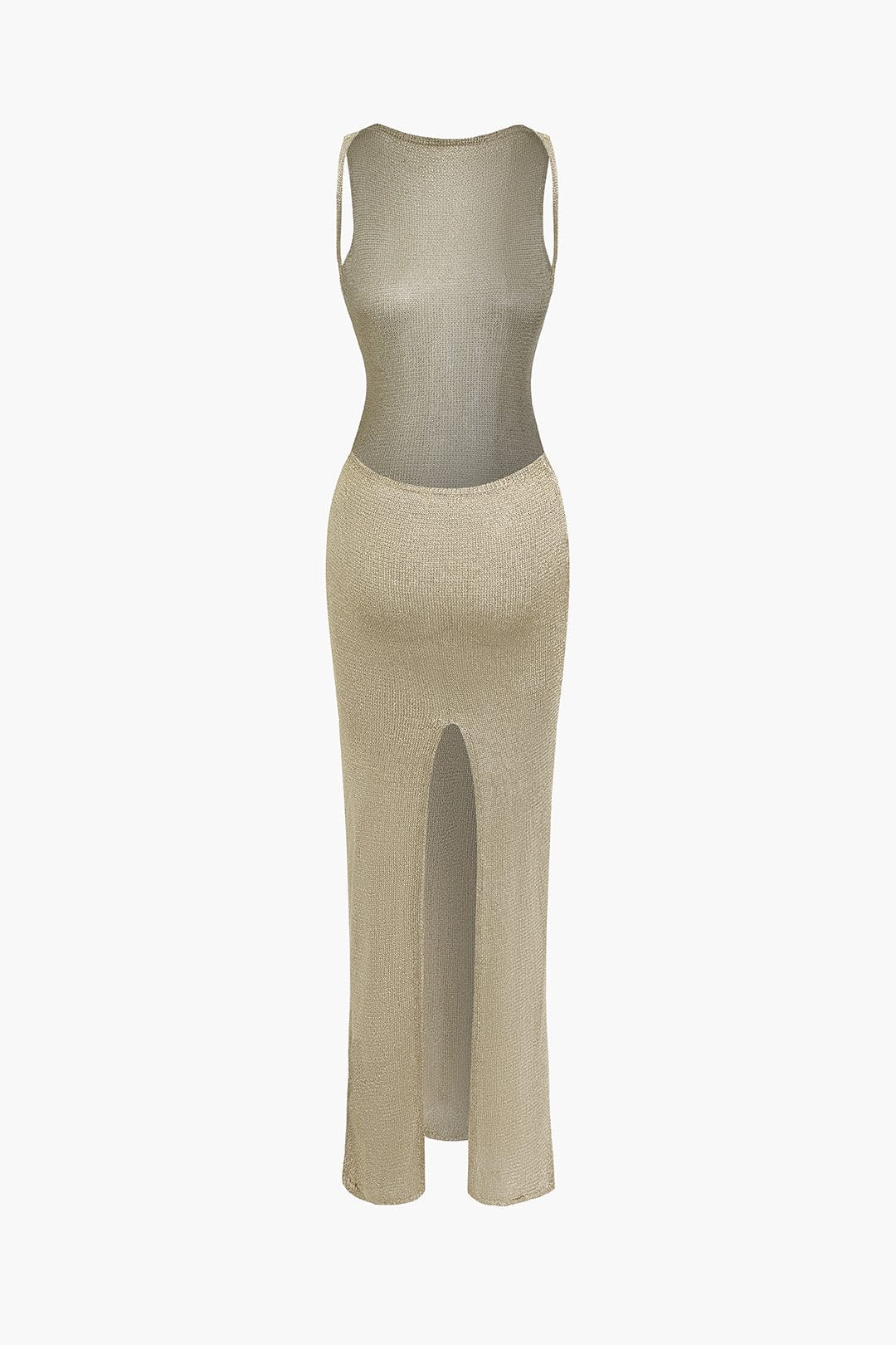 Maxi-Jurk Zonder Rug Glamour Elegante Vrouwelijke Jurk