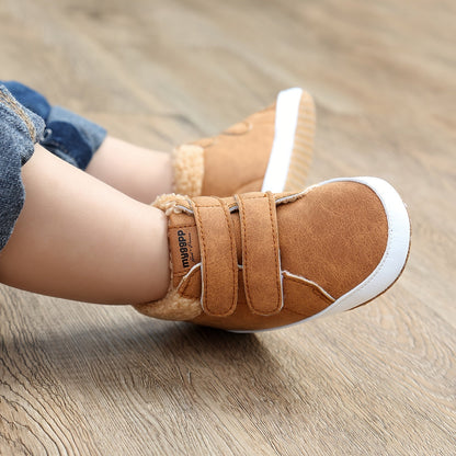 Warme Babyboots Noor met Klittenband voor Winter