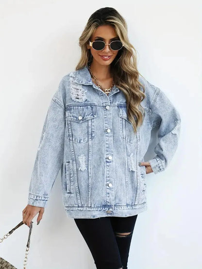 Dames Jeansjack Waterdicht Gevoerd Extra Large