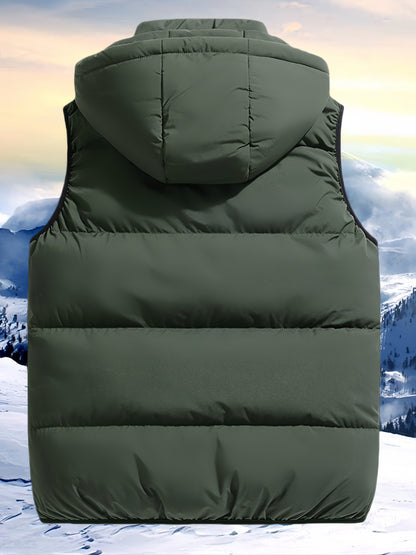 Domenico | Gilet leggero con cappuccio