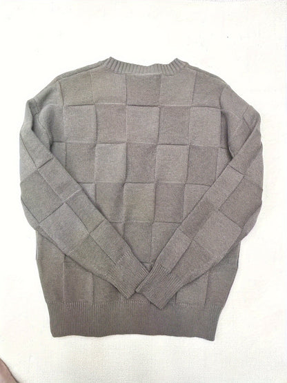 Gebreide Sweater Ronde Hals Stretch Mannen