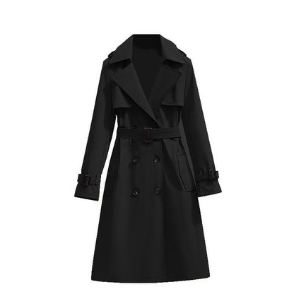Dames Trenchcoat Mid-Lengte Stijlvol Waterdicht