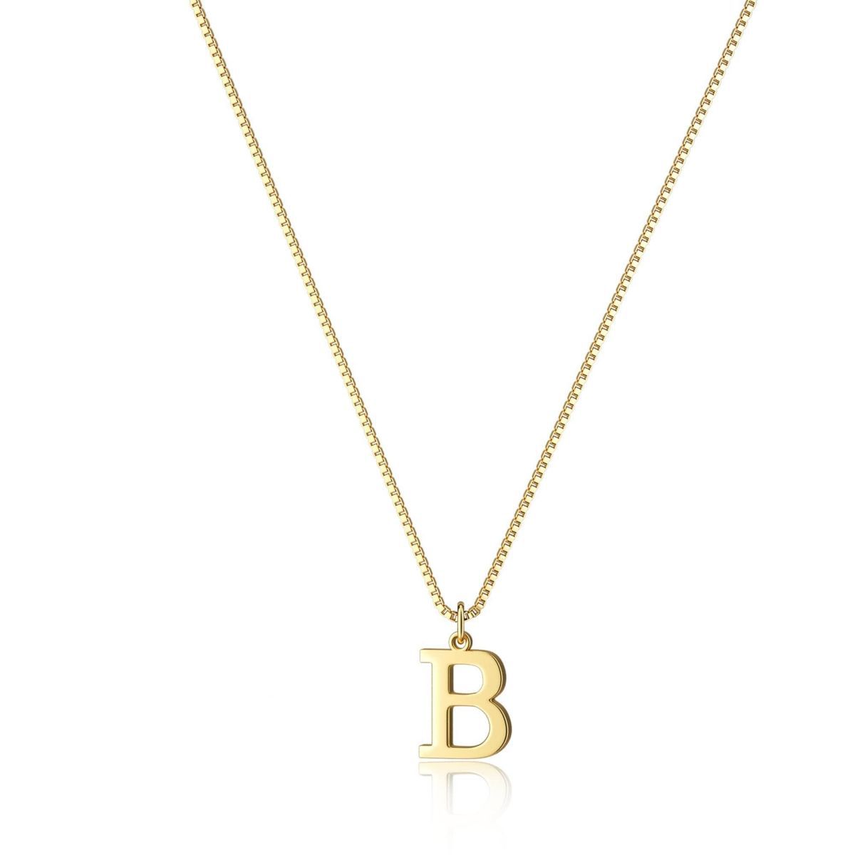 Gouden Ketting met Initialen Letter Lanette voor Dames