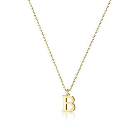 Gouden Ketting met Initialen Letter Lanette voor Dames