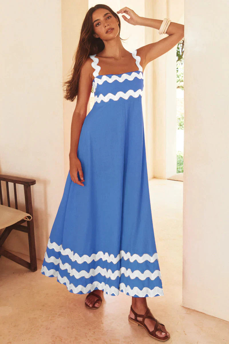 Jurk met Bandjes Zomerjurk Modern Los Vrouwenkleding