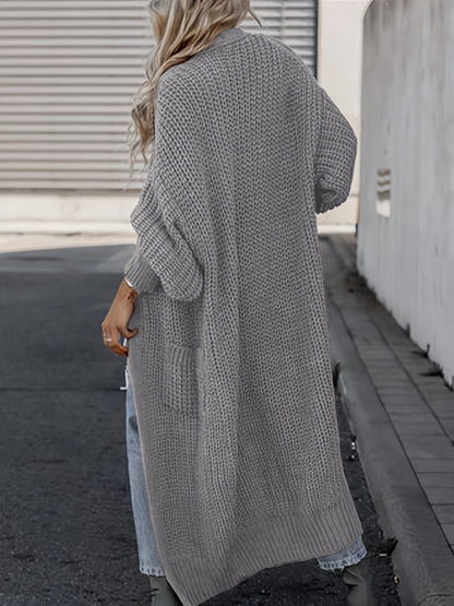 Casual Gebreid Vest met Zakken – Dames