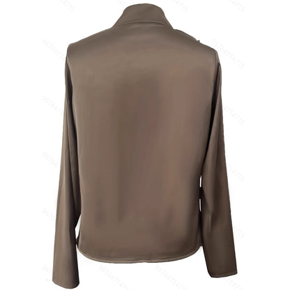 Dames Blouse V-Hals Luxe Elegante Wikkel Top