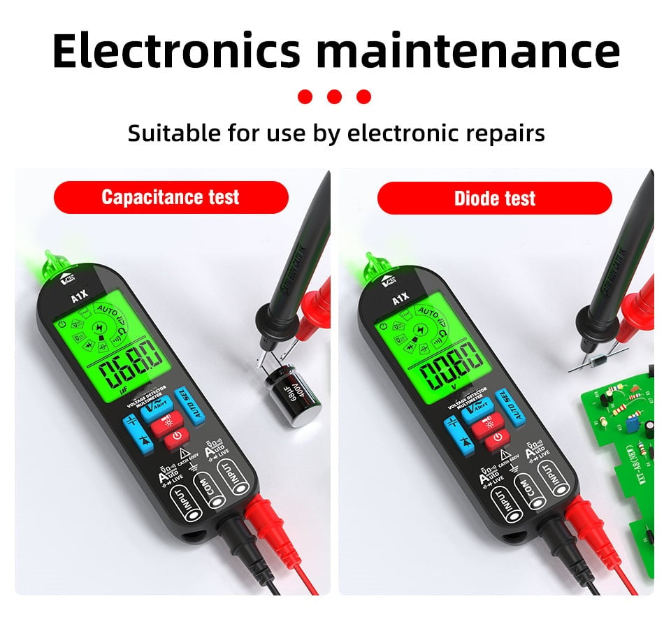 Digitale Multimeter Voltago A1X Accu Testen